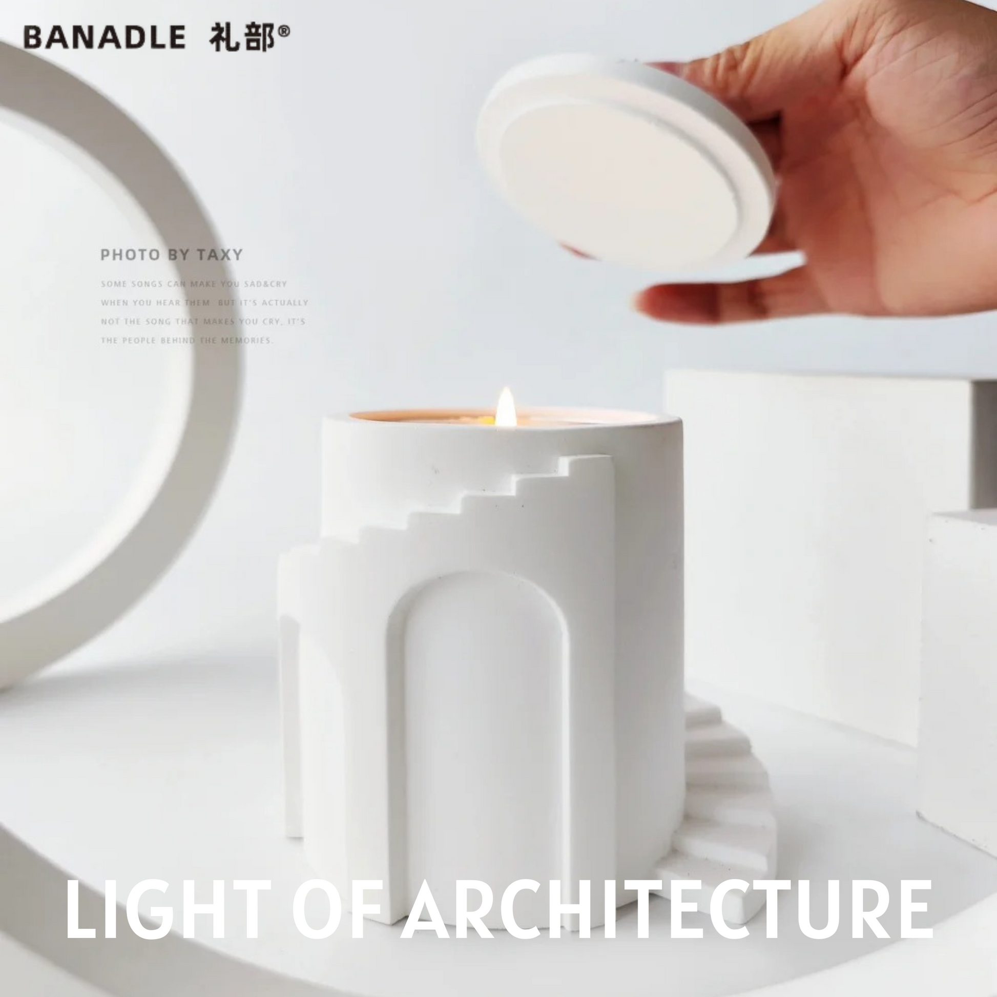 BANADLE- Light of Architecture Candle [Dog Valley]-2