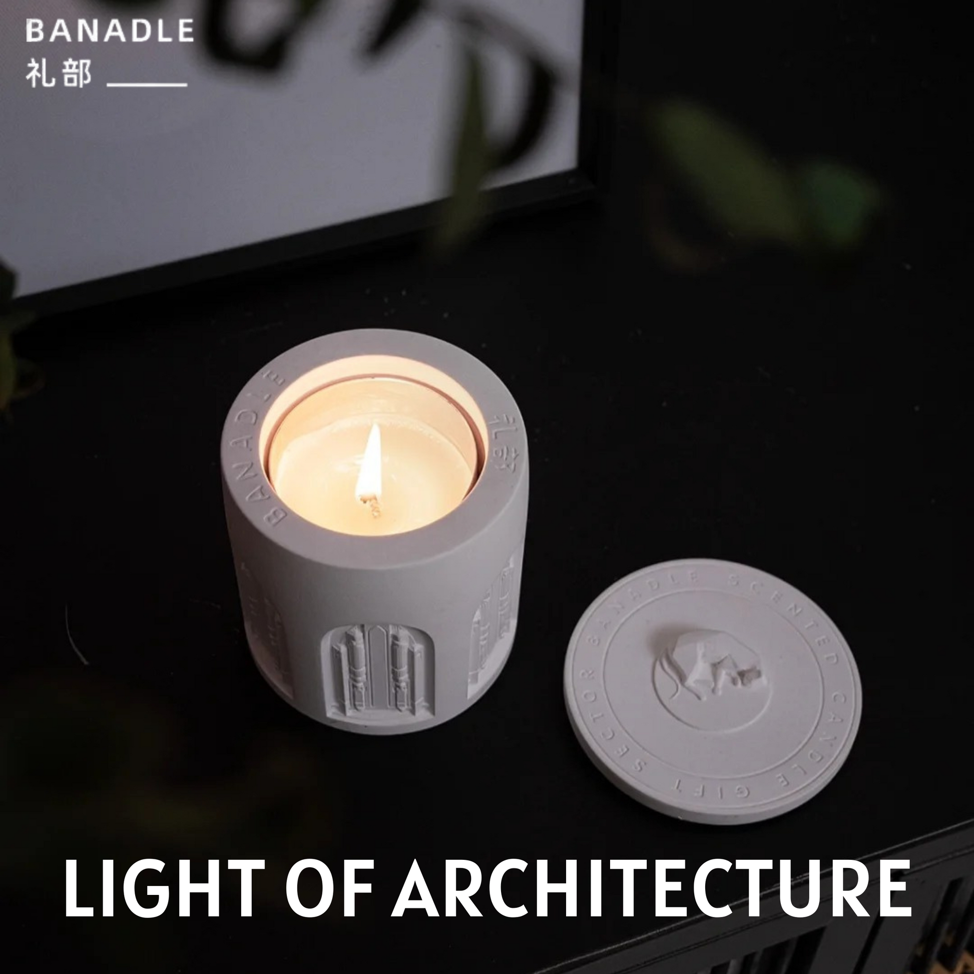 BANADLE- Light of Architecture Candle [Cat Palace]-3