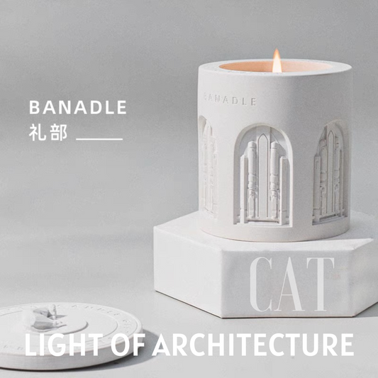 BANADLE- Light of Architecture Candle [Cat Palace]-1 