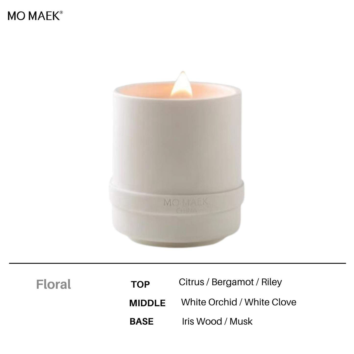 MO MAEK- White Orchid Candle