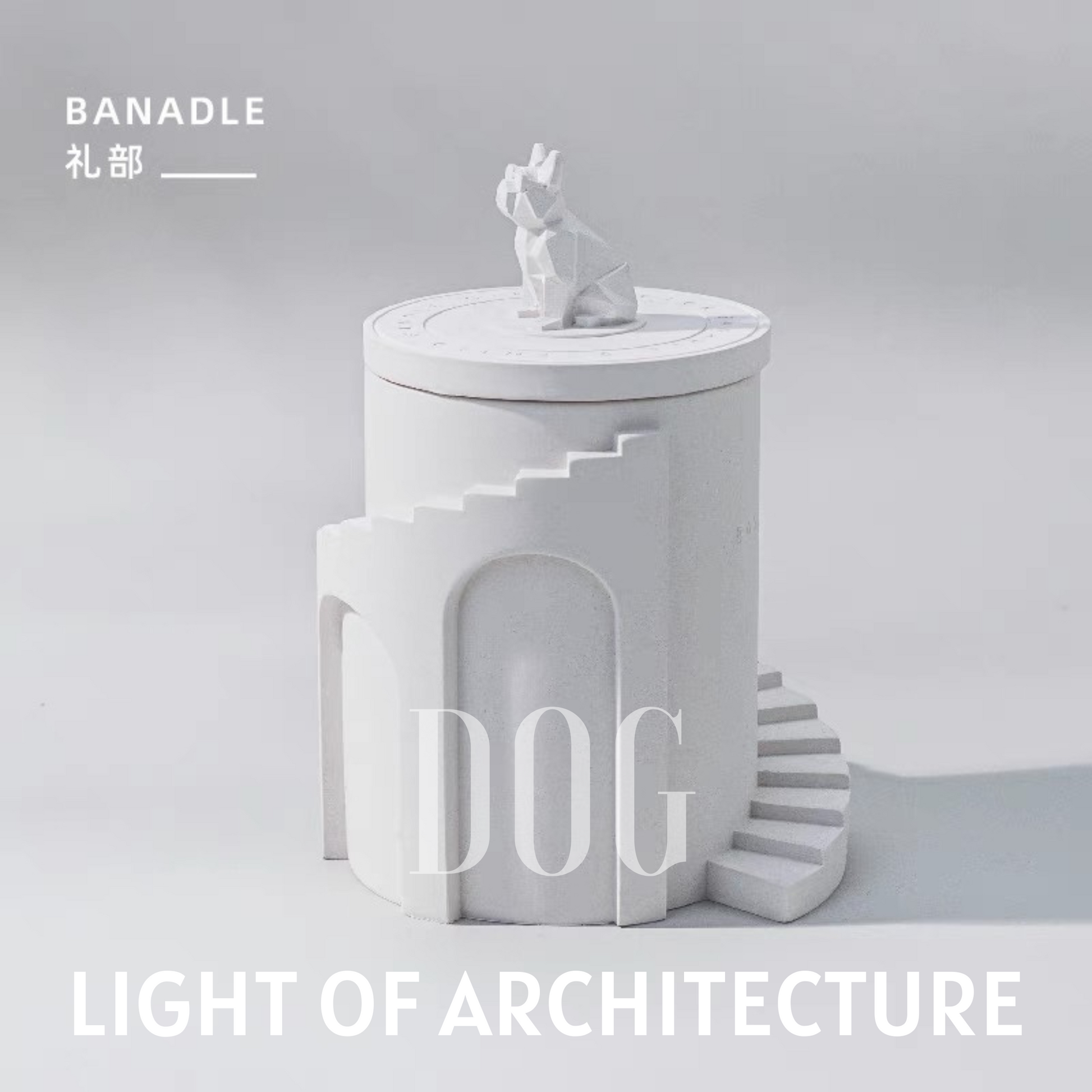 BANADLE- Light of Architecture Candle [Dog Valley]-1